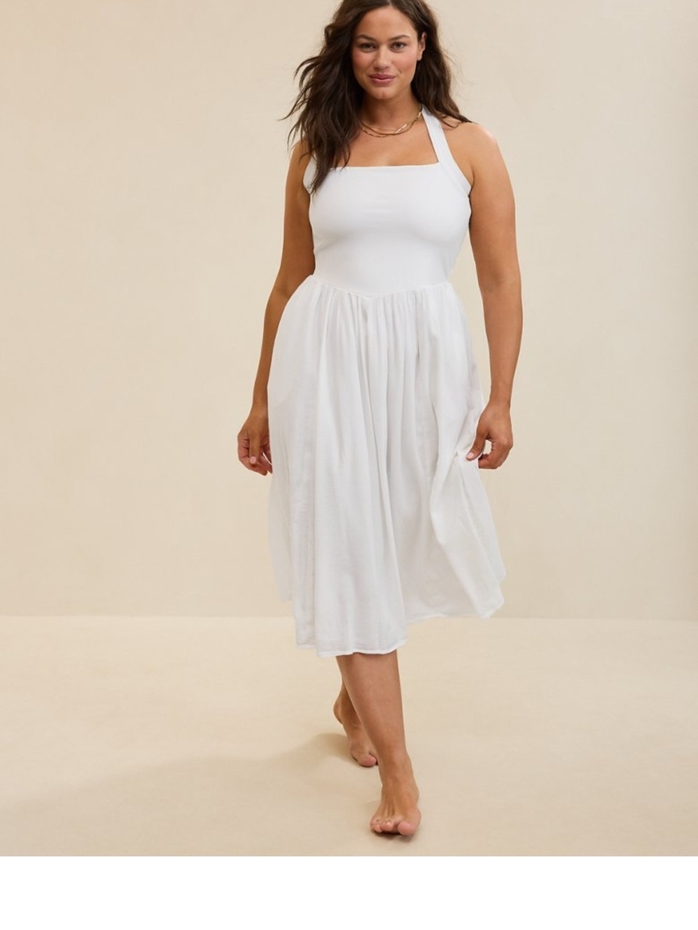 Aerie At The Barre Midi Dress Halter